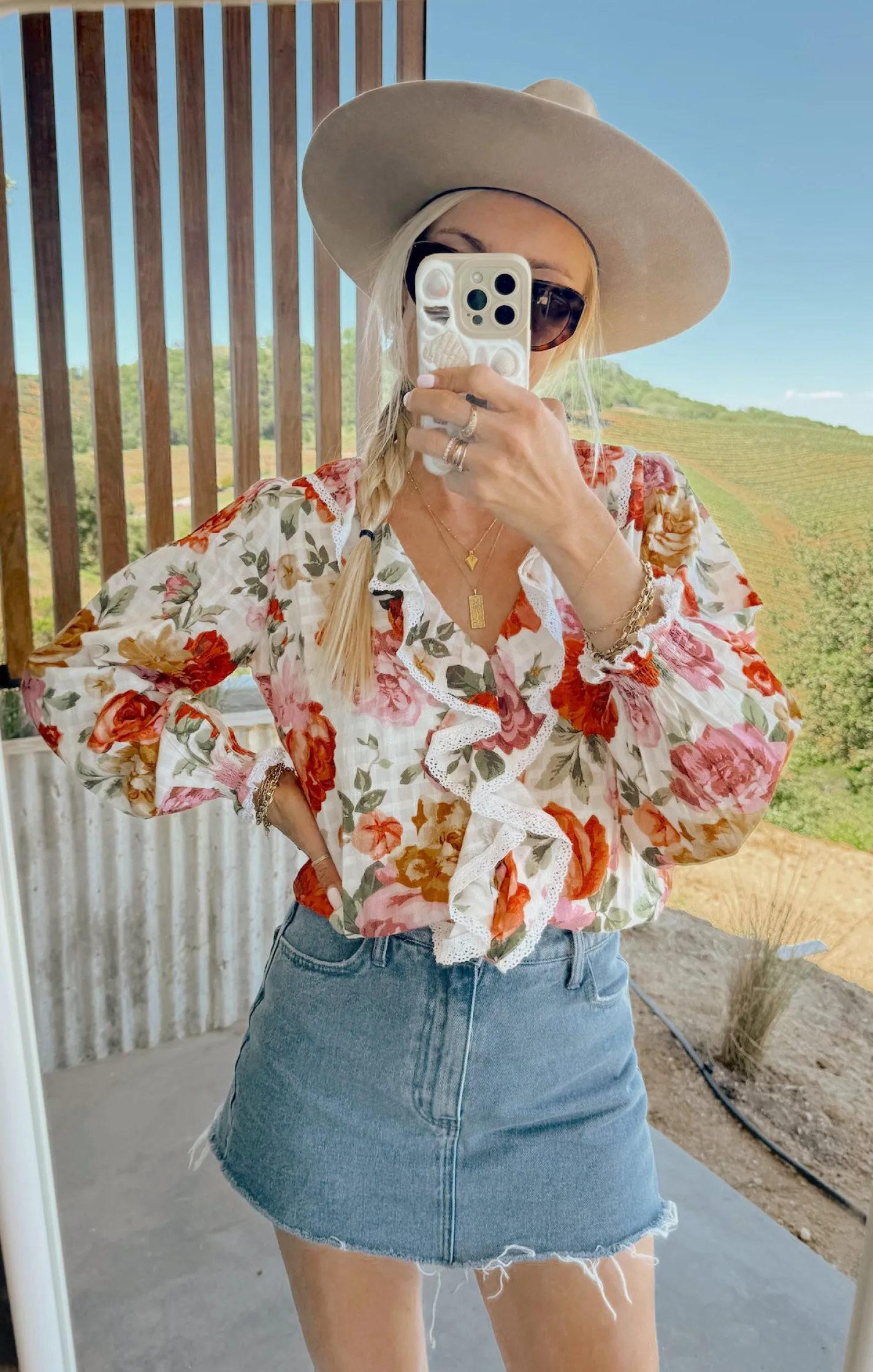Show Me Your Mumu Lydia Ruffle Top