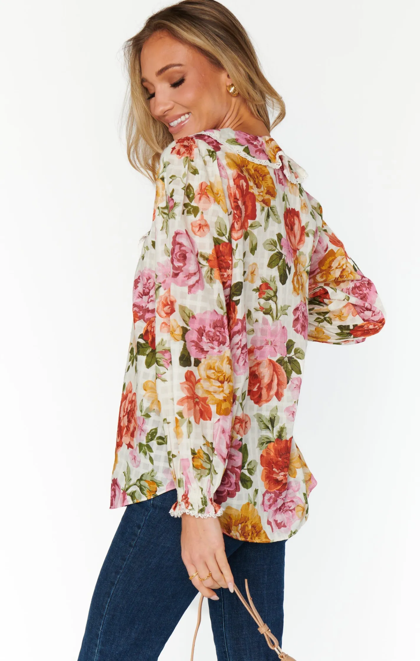 Show Me Your Mumu Lydia Ruffle Top