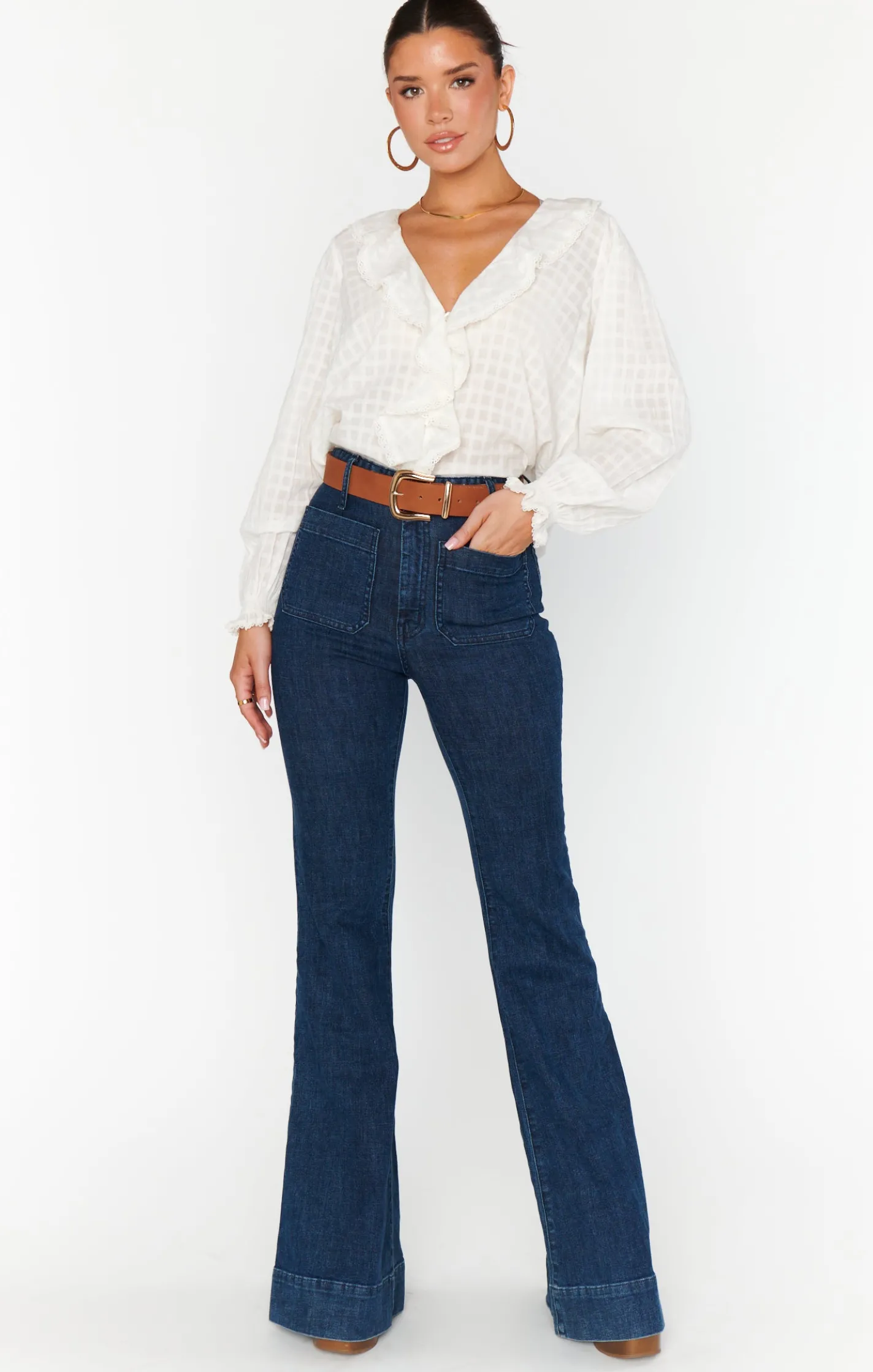 Show Me Your Mumu Lydia Ruffle Top