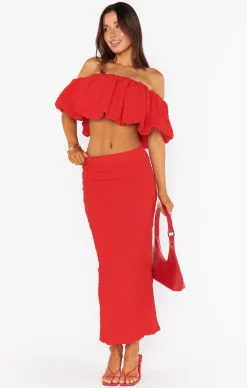 Show Me Your Mumu Maria Midi Skirt