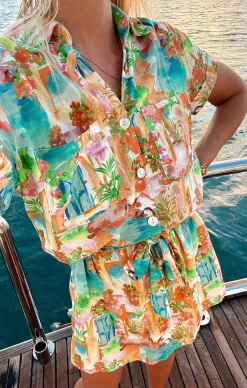 Kids Show Me Your Mumu Marsala Shirt Dress