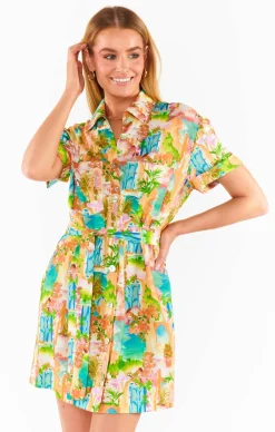 Kids Show Me Your Mumu Marsala Shirt Dress