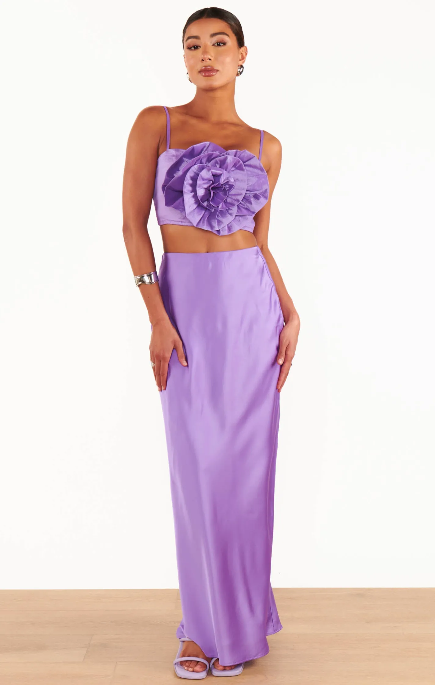 Show Me Your Mumu Maxi Slip Skirt