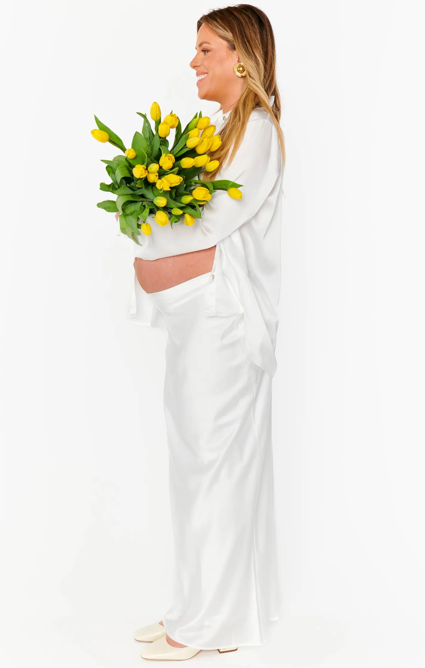 Show Me Your Mumu Maxi Slip Skirt