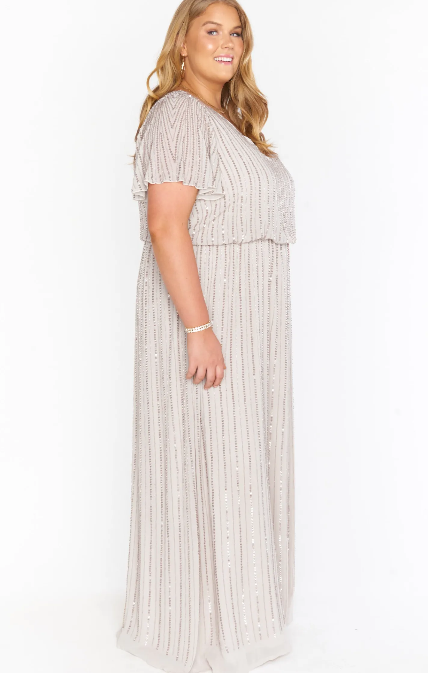 Show Me Your Mumu Michelle Flutter Maxi Dress