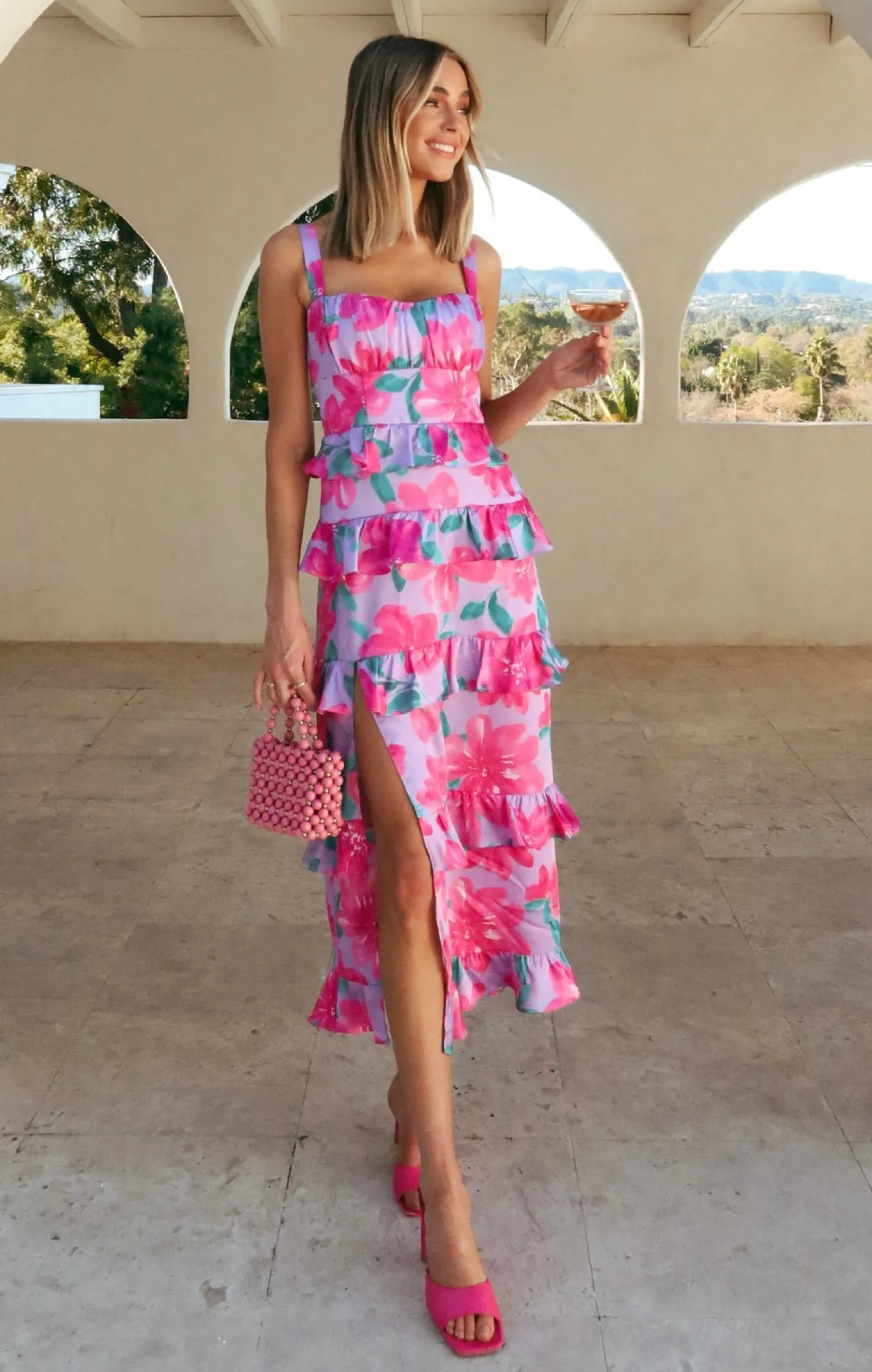 Show Me Your Mumu Monique Midi Dress