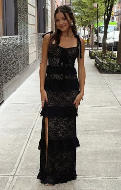 Show Me Your Mumu Monique Tie Maxi Dress