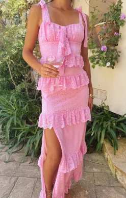 Show Me Your Mumu Monique Tie Maxi Dress