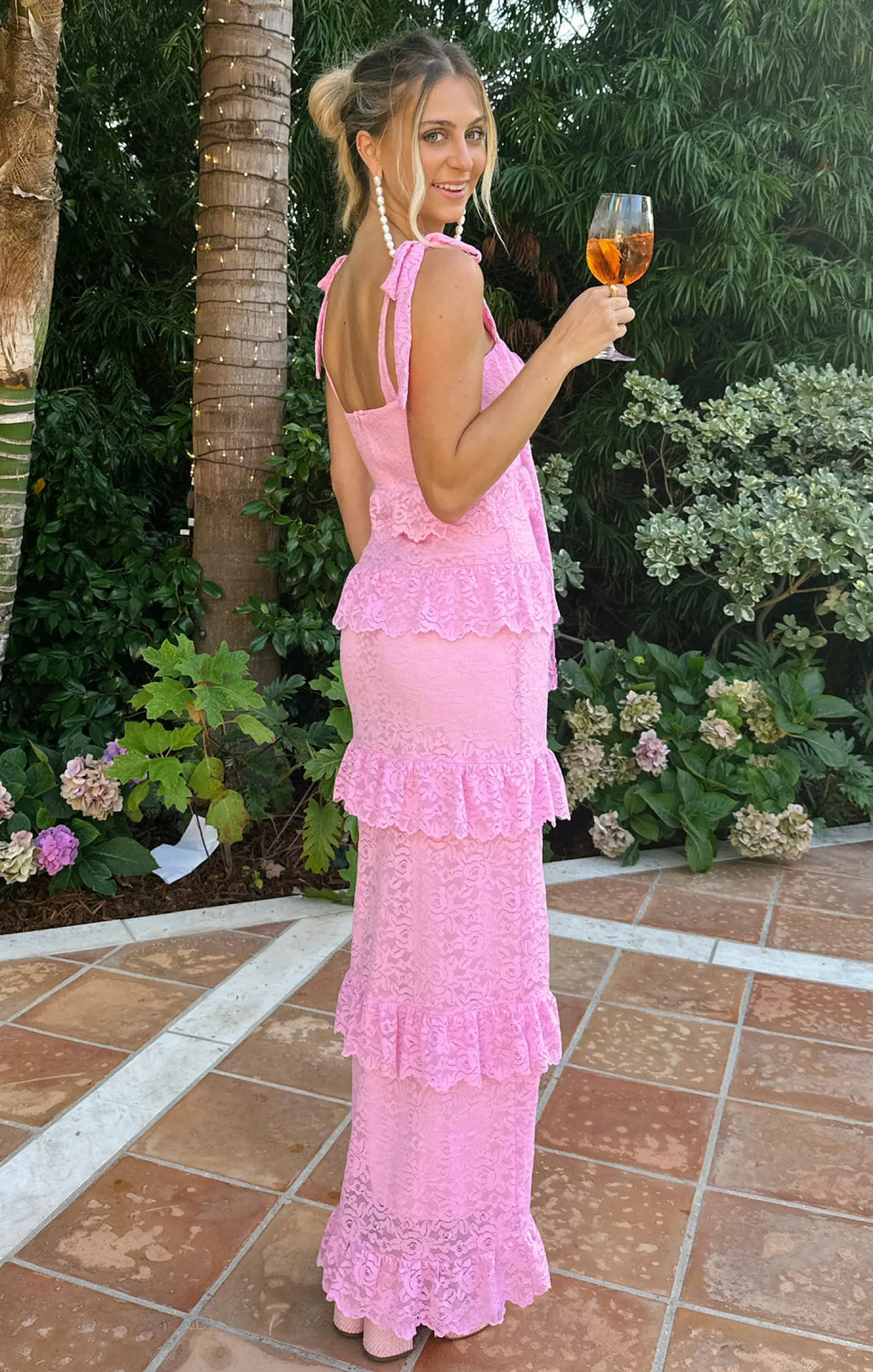 Show Me Your Mumu Monique Tie Maxi Dress