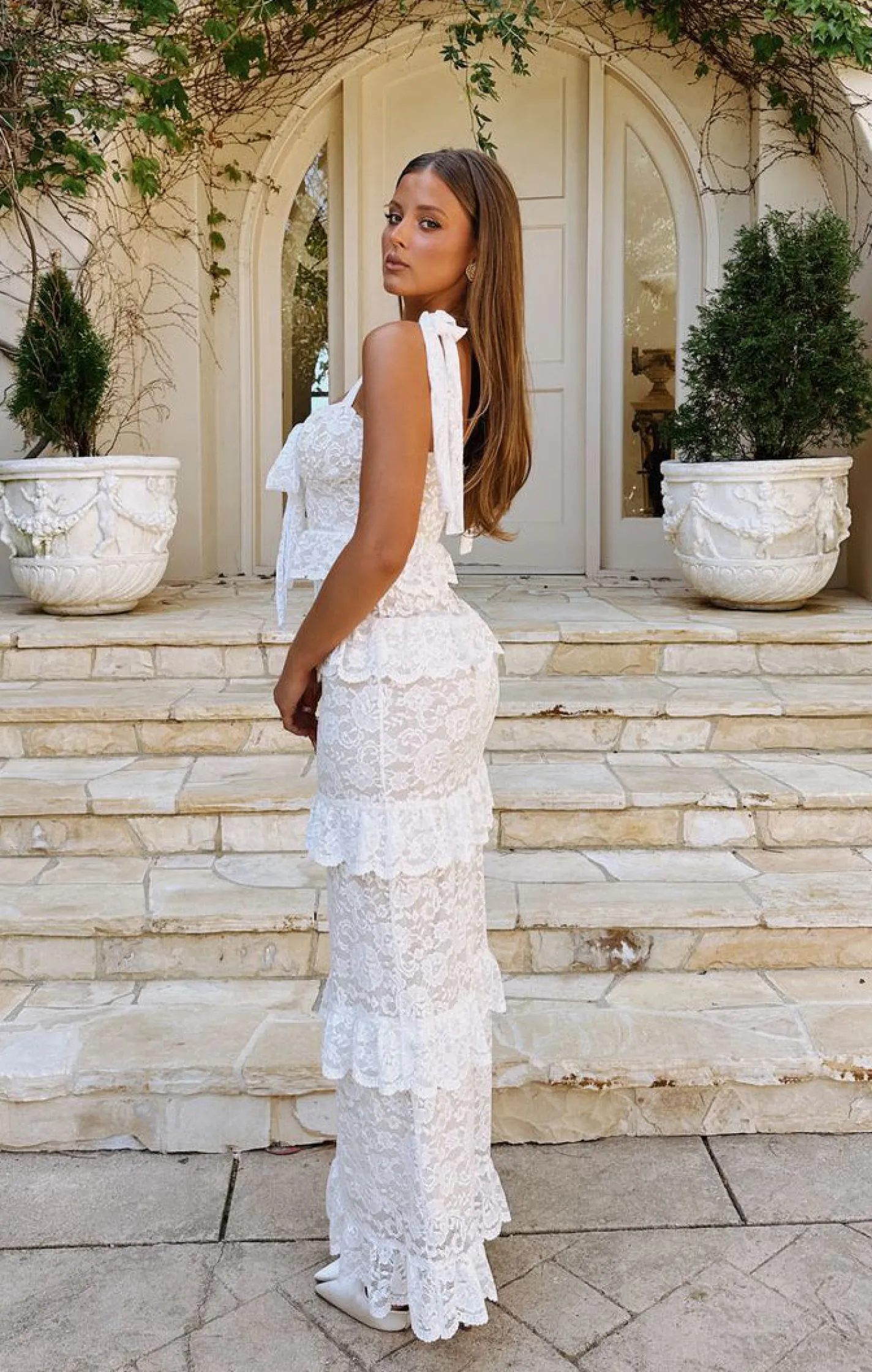 Show Me Your Mumu Monique Tie Maxi Dress