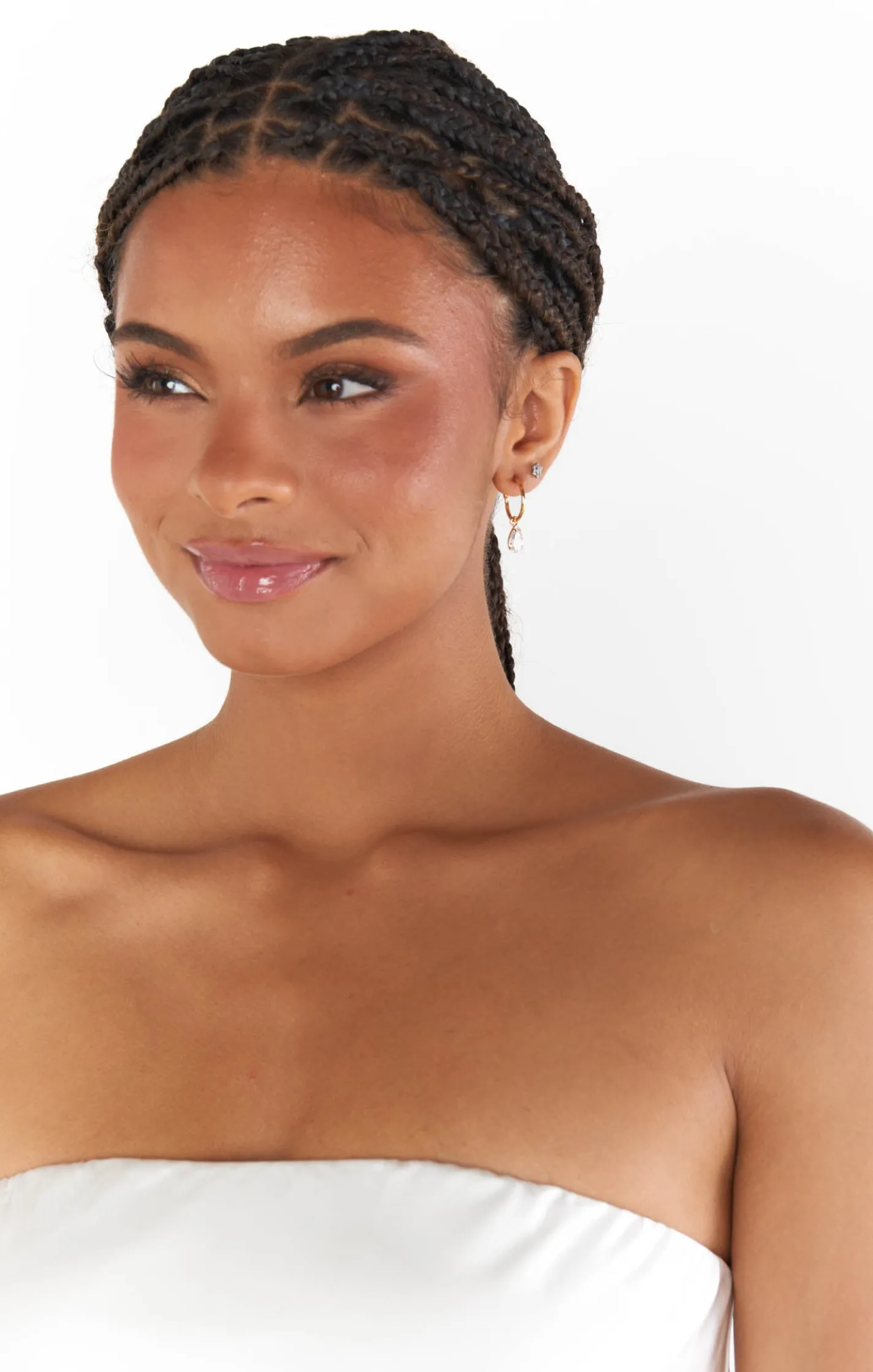 Show Me Your Mumu Mumu Weddings x Faithy Jewels Pear Drop Hoop