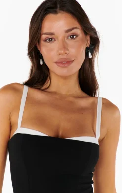 Show Me Your Mumu Petit Moments Bow Drop Pearl Earrings
