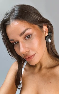 Show Me Your Mumu Petit Moments Bow Drop Pearl Earrings
