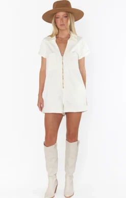 Show Me Your Mumu Range Zip Up Romper
