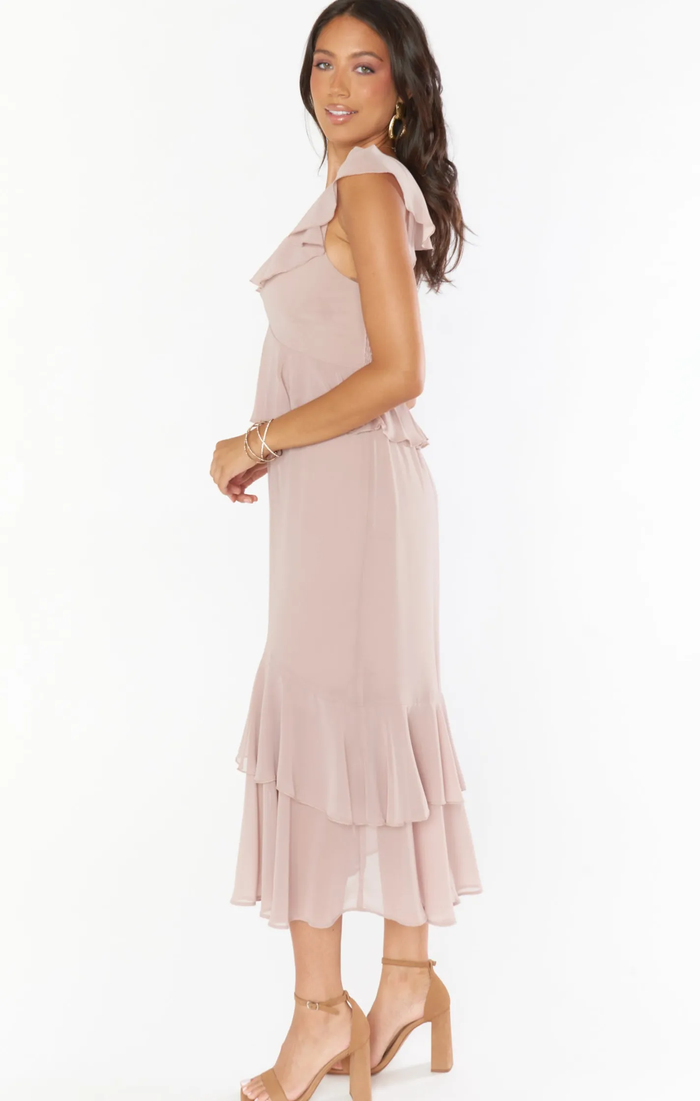 Show Me Your Mumu Reese Ruffle Dress