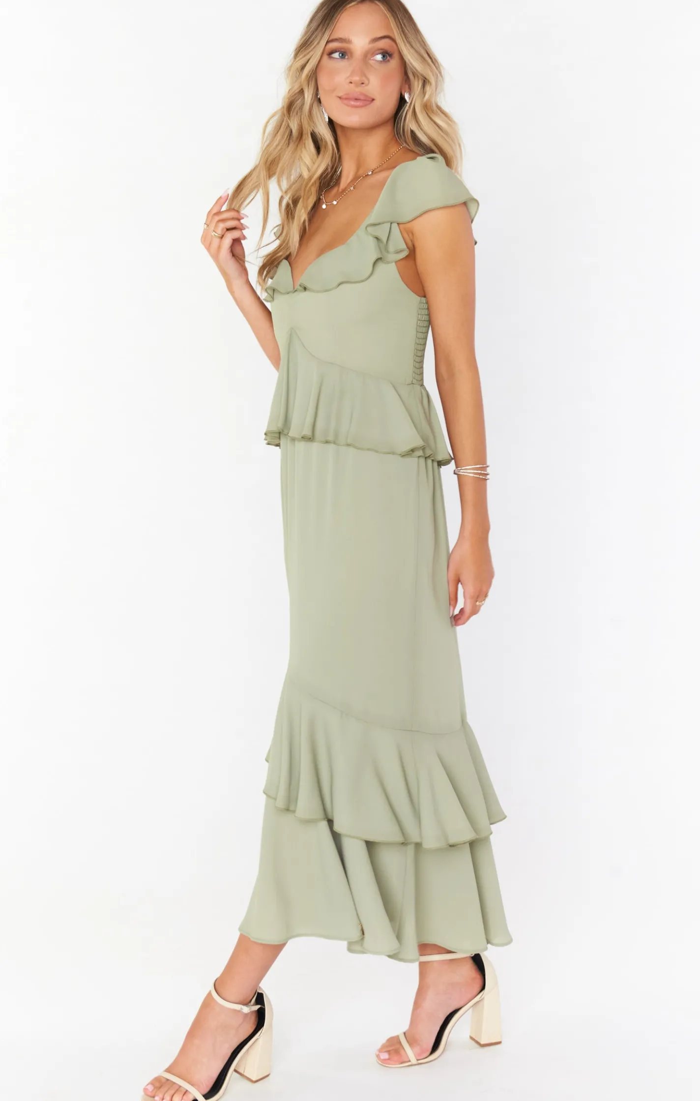 Show Me Your Mumu Reese Ruffle Dress