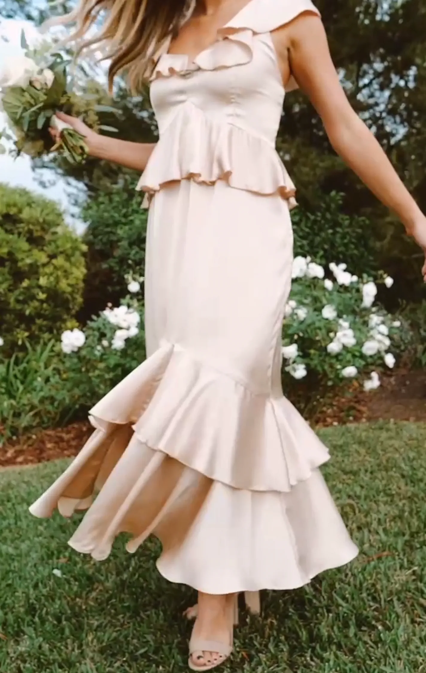 Show Me Your Mumu Reese Ruffle Dress