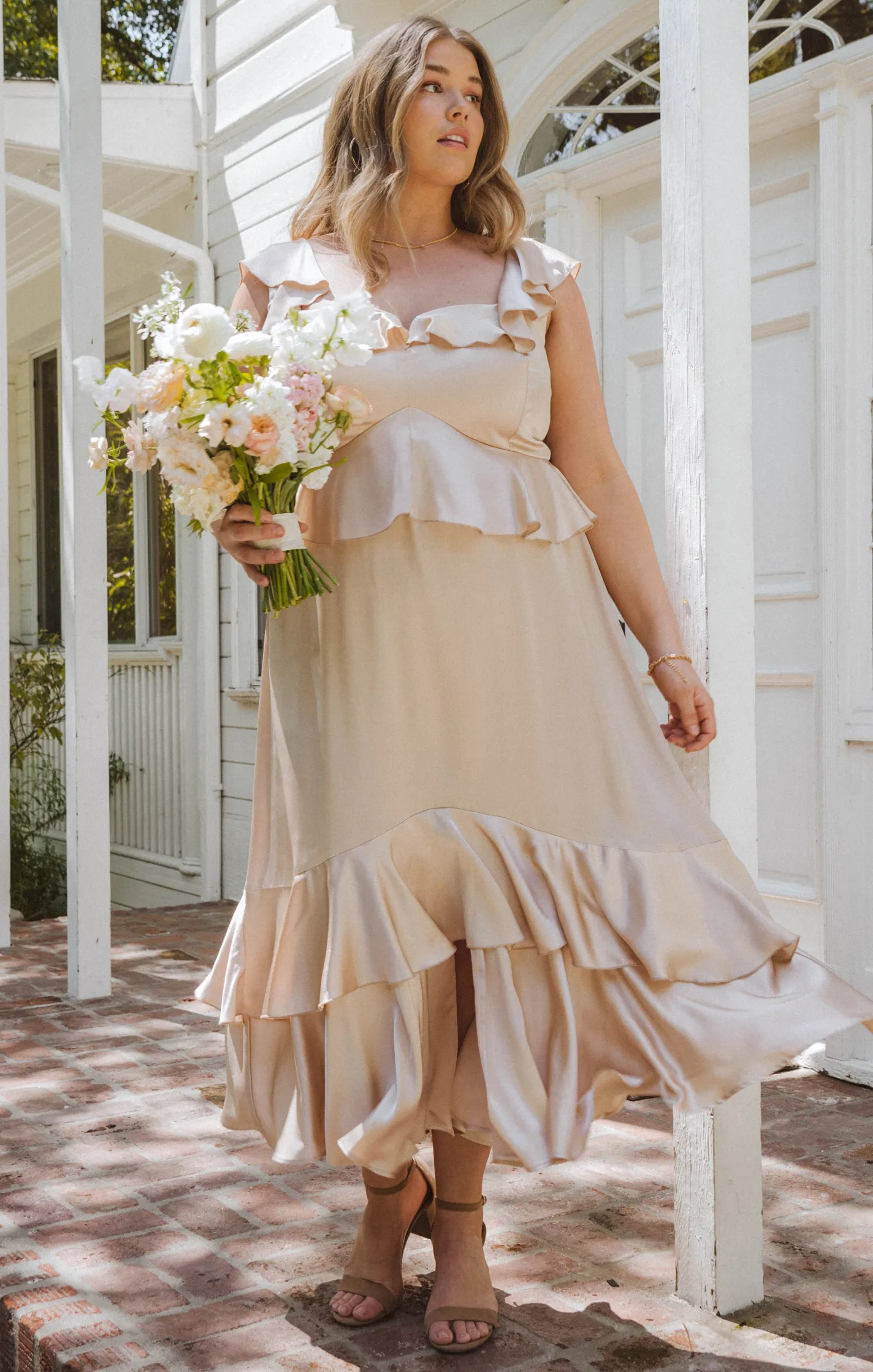 Show Me Your Mumu Reese Ruffle Dress