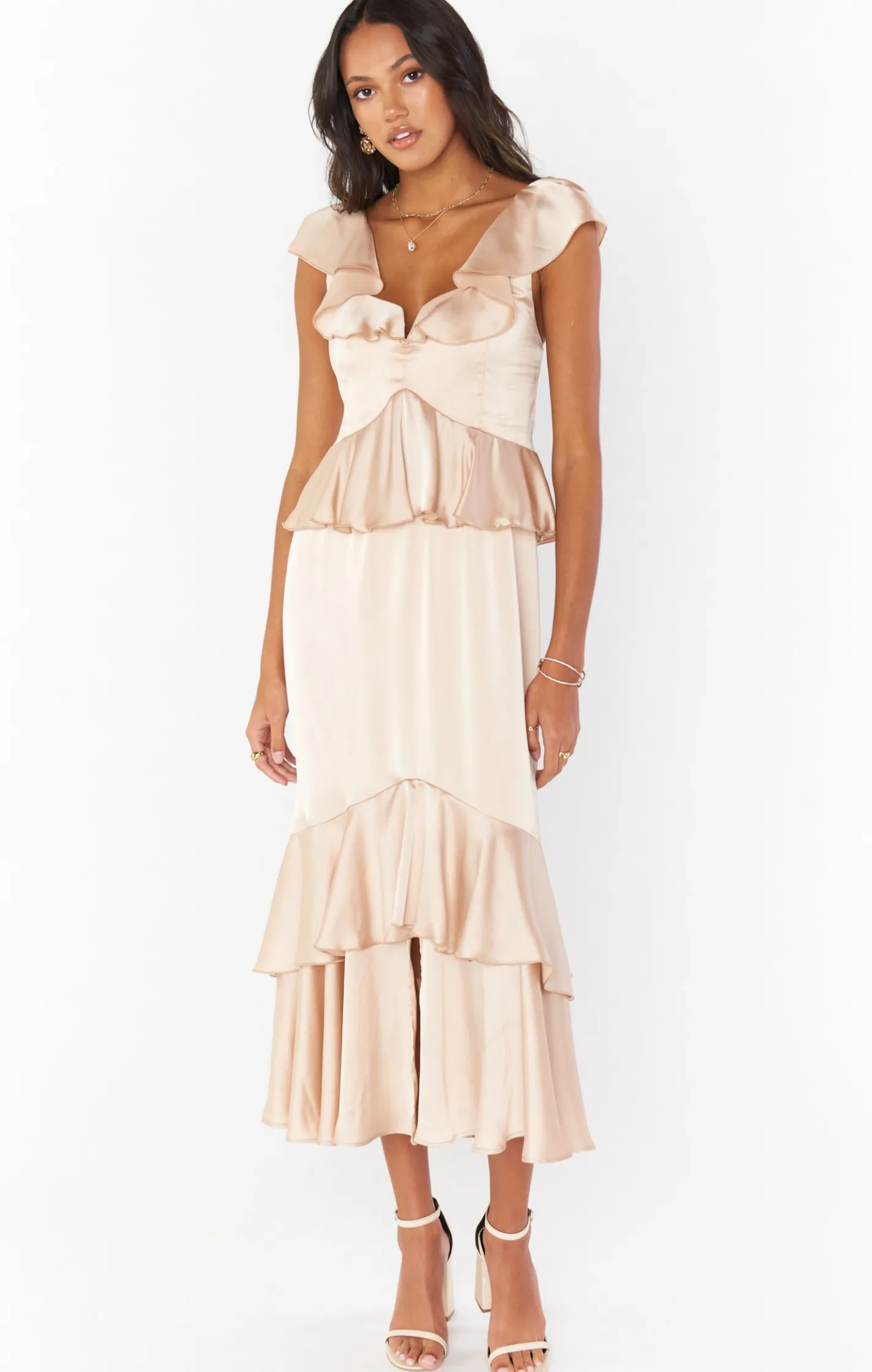 Show Me Your Mumu Reese Ruffle Dress