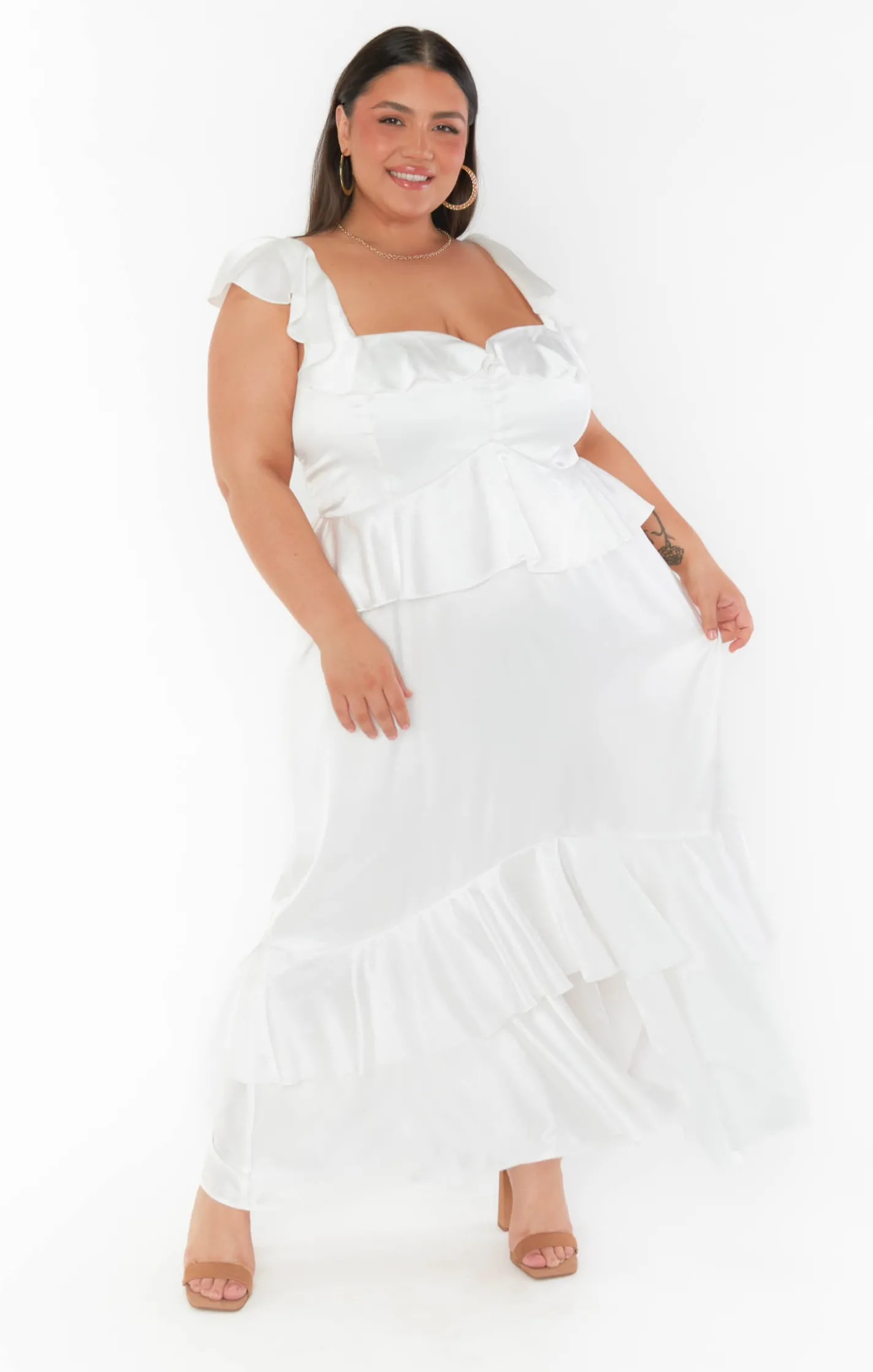 Show Me Your Mumu Reese Ruffle Dress