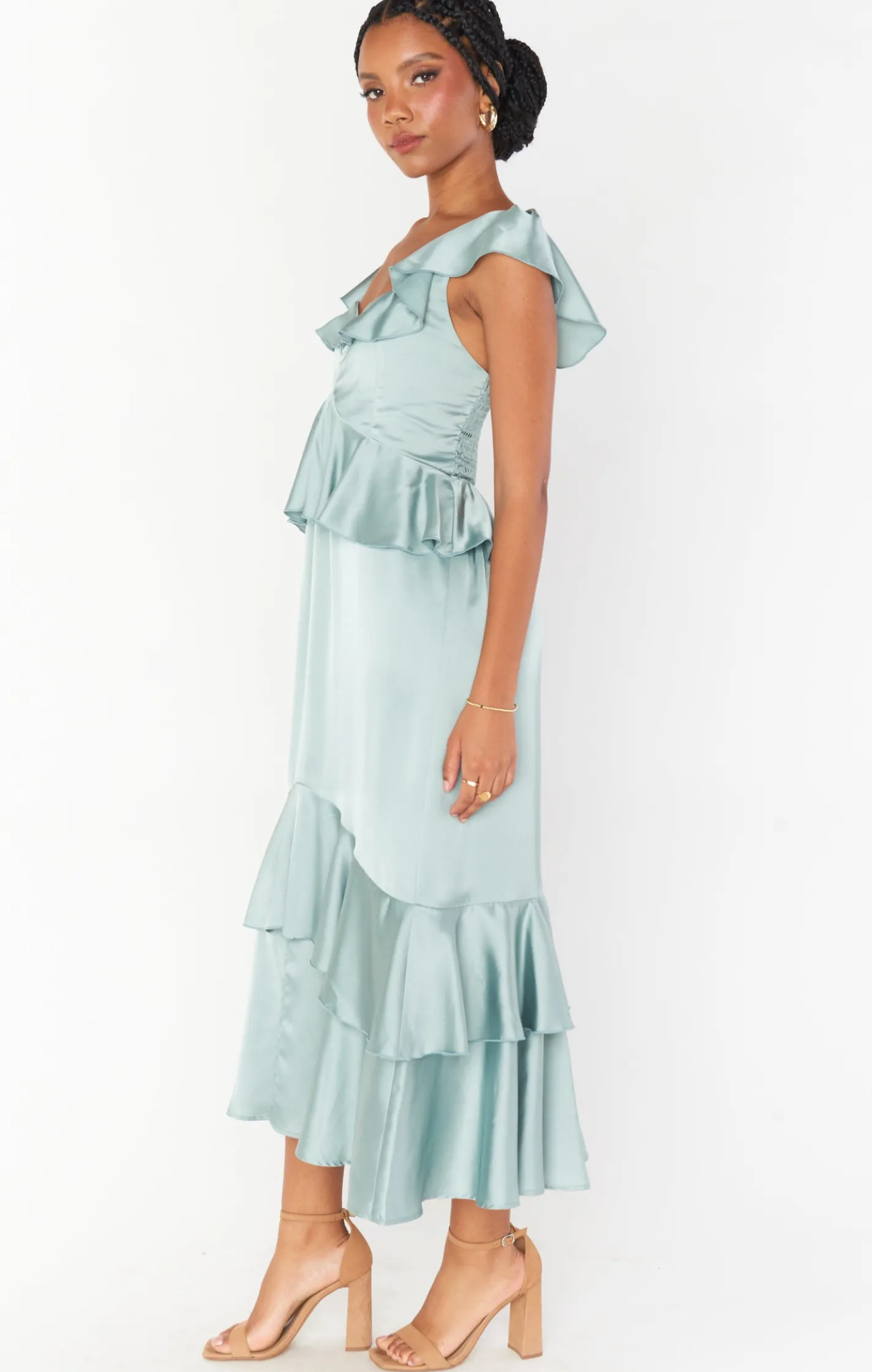 Show Me Your Mumu Reese Ruffle Dress