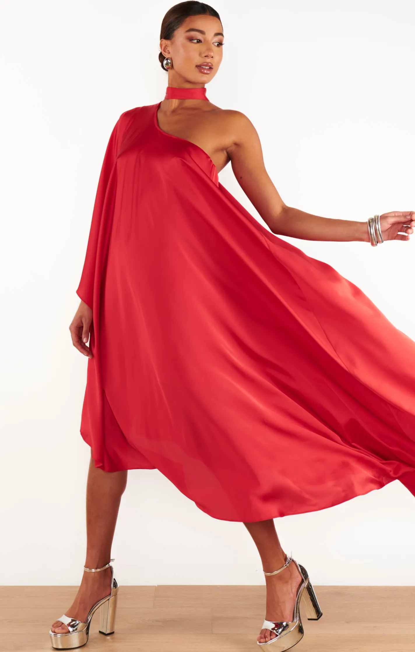 Show Me Your Mumu Rhea One Shoulder Dress