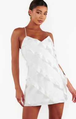 Show Me Your Mumu Romance Ruffle Mini Dress