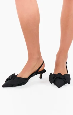 Show Me Your Mumu Sam Edelman Treena Bow Slingback Kitten Heel
