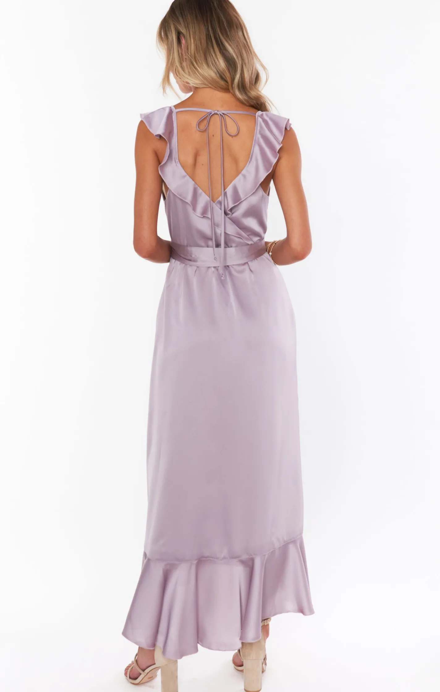 Show Me Your Mumu Samantha Ruffle Wrap Dress