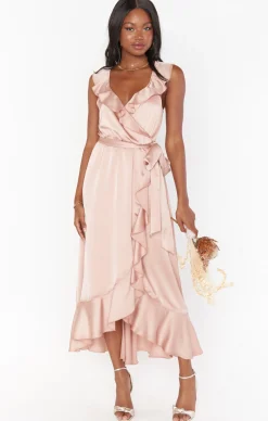 Kids Show Me Your Mumu Samantha Ruffle Wrap Dress