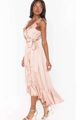 Kids Show Me Your Mumu Samantha Ruffle Wrap Dress