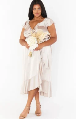 Show Me Your Mumu Samantha Ruffle Wrap Dress