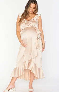 Show Me Your Mumu Samantha Ruffle Wrap Dress