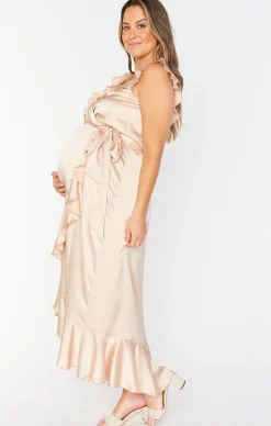 Show Me Your Mumu Samantha Ruffle Wrap Dress