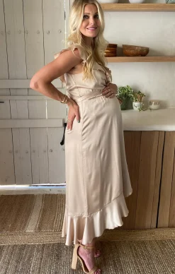 Show Me Your Mumu Samantha Ruffle Wrap Dress