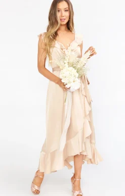 Show Me Your Mumu Samantha Ruffle Wrap Dress
