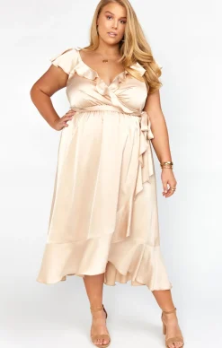 Show Me Your Mumu Samantha Ruffle Wrap Dress