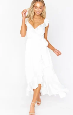 Kids Show Me Your Mumu Samantha Ruffle Wrap Dress