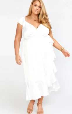 Kids Show Me Your Mumu Samantha Ruffle Wrap Dress