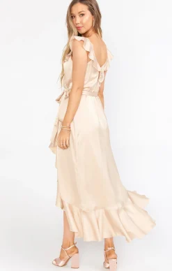 Kids Show Me Your Mumu Samantha Ruffle Wrap Dress