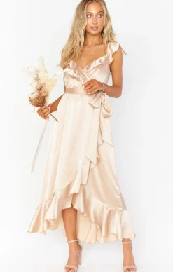 Kids Show Me Your Mumu Samantha Ruffle Wrap Dress