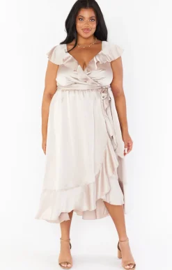 Show Me Your Mumu Samantha Ruffle Wrap Dress