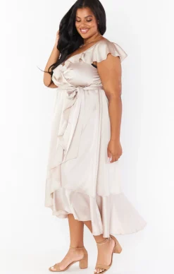 Kids Show Me Your Mumu Samantha Ruffle Wrap Dress