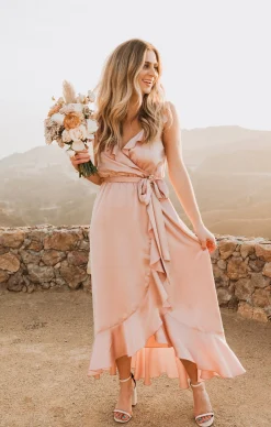 Show Me Your Mumu Samantha Ruffle Wrap Dress
