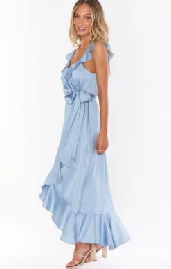 Show Me Your Mumu Samantha Ruffle Wrap Dress