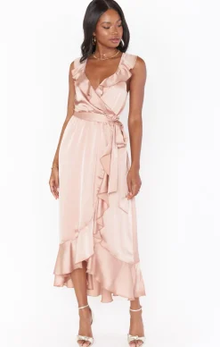 Show Me Your Mumu Samantha Ruffle Wrap Dress