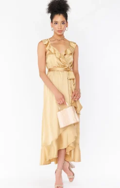Kids Show Me Your Mumu Samantha Ruffle Wrap Dress