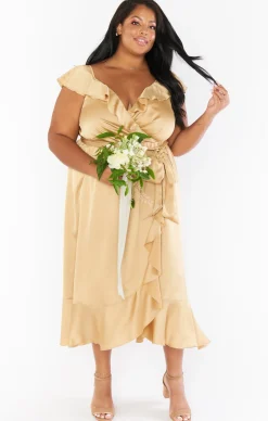 Show Me Your Mumu Samantha Ruffle Wrap Dress