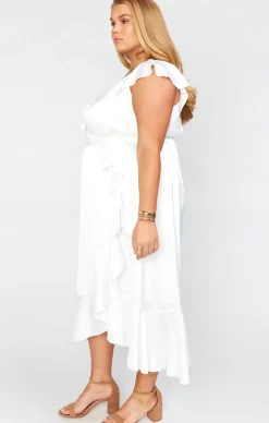 Show Me Your Mumu Samantha Ruffle Wrap Dress