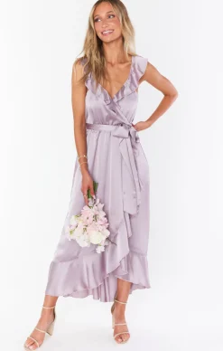 Kids Show Me Your Mumu Samantha Ruffle Wrap Dress